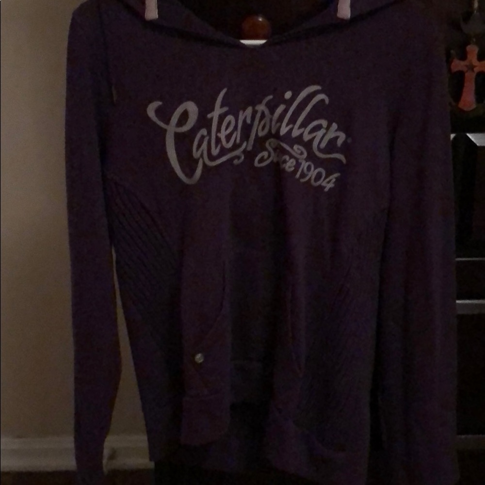 Catapillar sweatshirt size medium purple